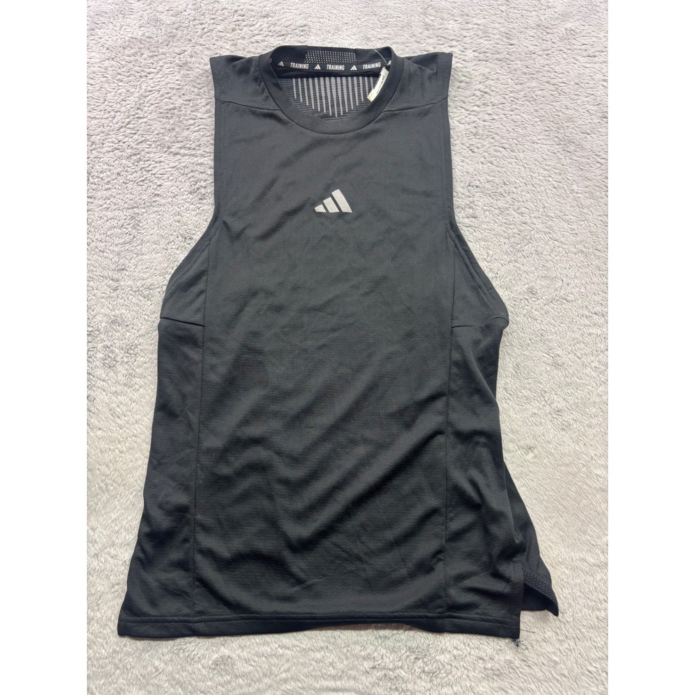 Adidas D4T Heat.RDY Training Tank Top Mens XS Black Slim Fit Sleeveless Shirt